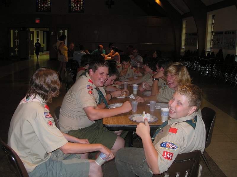 Hot dog dinner-Ricket's Glen camping trip 008.jpg